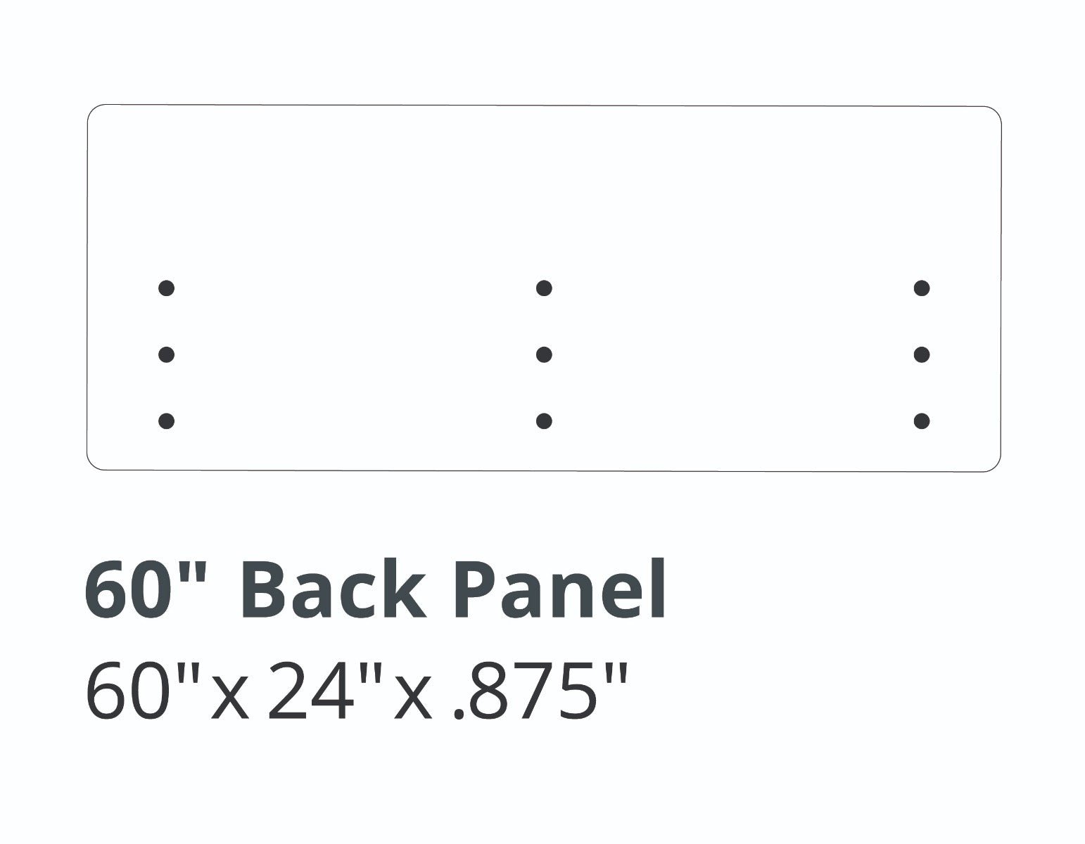 Luxor RCLM6024 RECLAIM Desktop Privacy Panel - 60"W x 24"H(LUX-RCLM6024) - SchoolOutlet