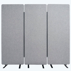 Luxor RCLM7266Z RECLAIM Acoustic Room Dividers - 3 Pack - 72"W x 64"H(LUX-RCLM7266Z)