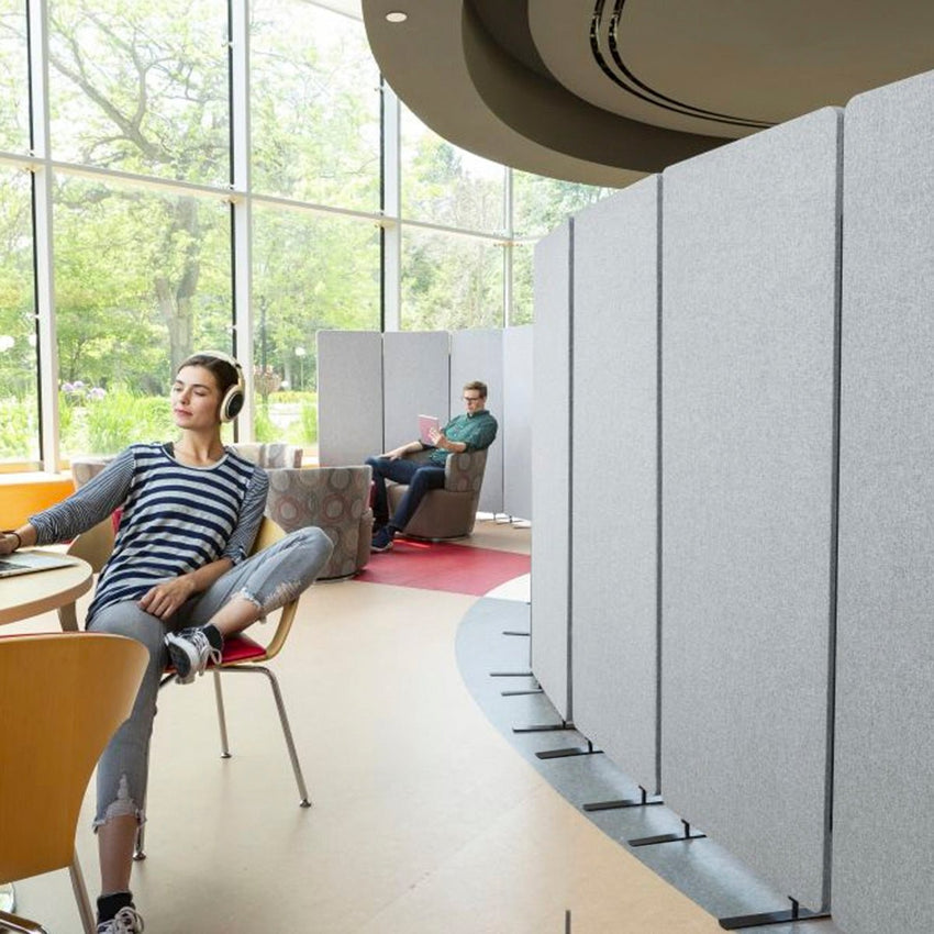 Luxor RCLM7266Z RECLAIM Acoustic Room Dividers - 3 Pack - 72"W x 64"H(LUX-RCLM7266Z) - SchoolOutlet