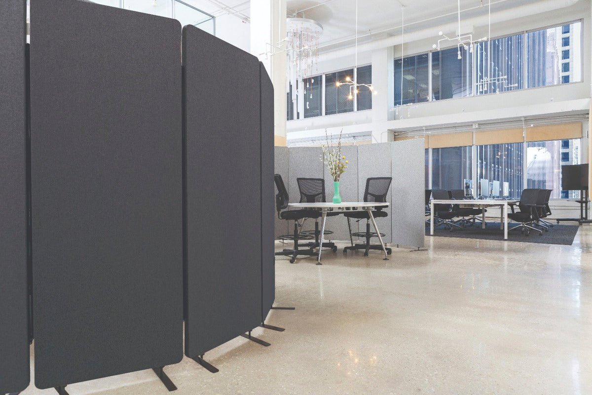 Luxor RCLM7266Z RECLAIM Acoustic Room Dividers - 3 Pack - 72"W x 64"H(LUX-RCLM7266Z) - SchoolOutlet
