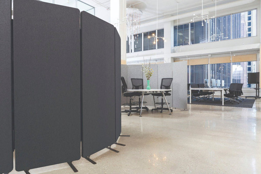 Luxor RCLM7266Z RECLAIM Acoustic Room Dividers - 3 Pack - 72"W x 64"H(LUX-RCLM7266Z) - SchoolOutlet