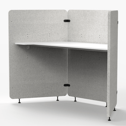 Luxor RCLMWP3 RECLAIM Acoustic Work Pod - 3-Panel - 73"W x 54.5"H (LUX-RCLMWP3)