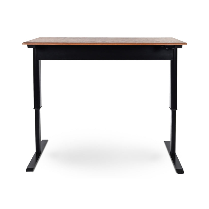 Luxor SPN56F-BK-TK - 56" Pneumatic Adjustable Height Standing Desk (LUX-SPN56F-BK-TK) - SchoolOutlet