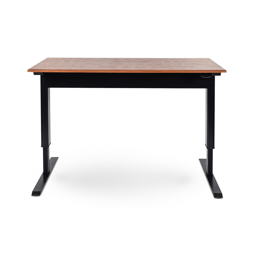 Luxor SPN56F-BK-TK - 56" Pneumatic Adjustable Height Standing Desk (LUX-SPN56F-BK-TK) - SchoolOutlet