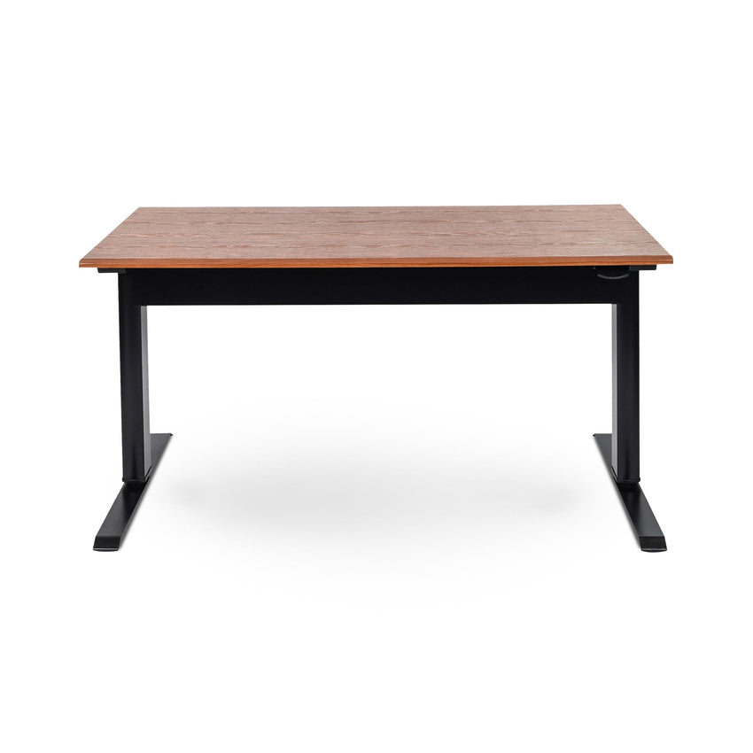 Luxor SPN56F-BK-TK - 56" Pneumatic Adjustable Height Standing Desk (LUX-SPN56F-BK-TK) - SchoolOutlet