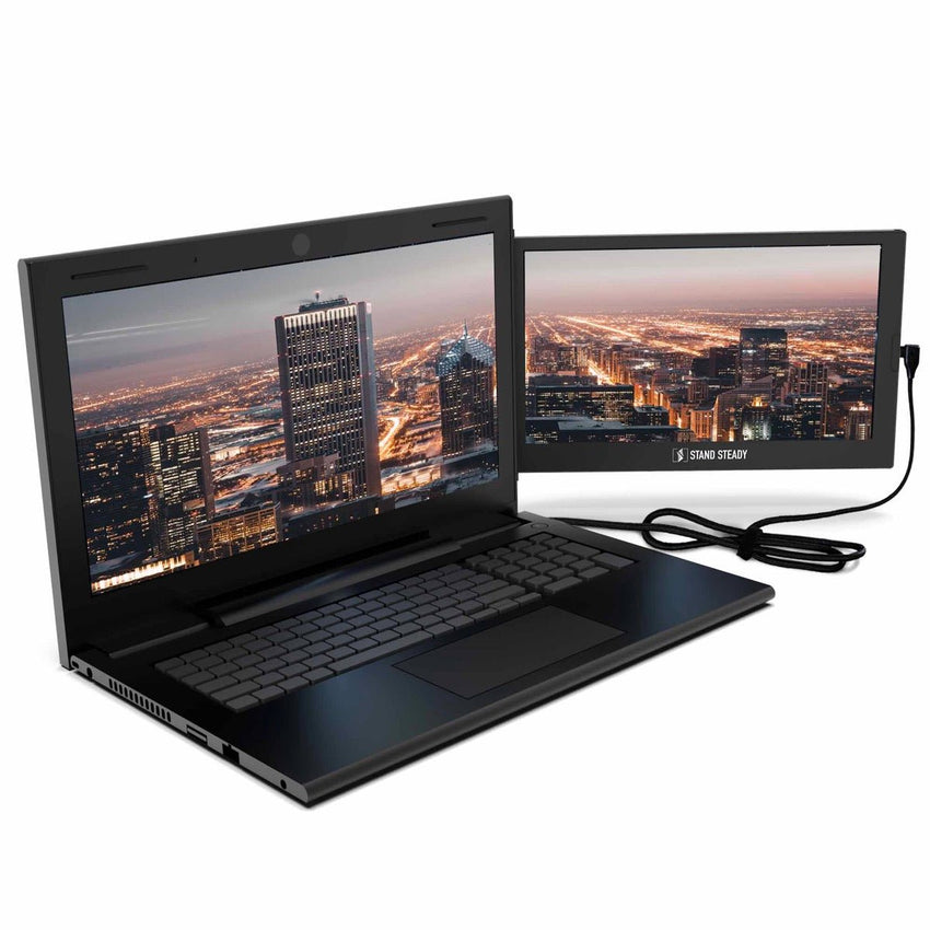 Luxor ST12BL SideTrak Slide HD 12.5" Attachable Portable Monitor (Luxor LUX-ST12BL) - SchoolOutlet