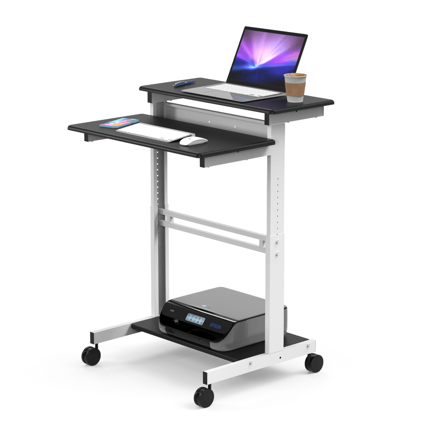 Luxor 31.5" Adjustable Stand Up Workstation (LUX-STANDUP-31.5-B) - SchoolOutlet