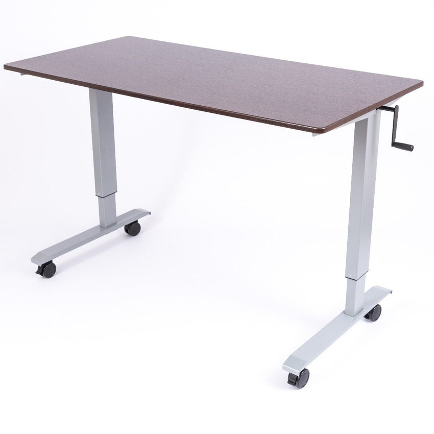 Luxor Standup-Cf60-Dw - 60 Crank Adjustable Stand Up Desk – SchoolOutlet