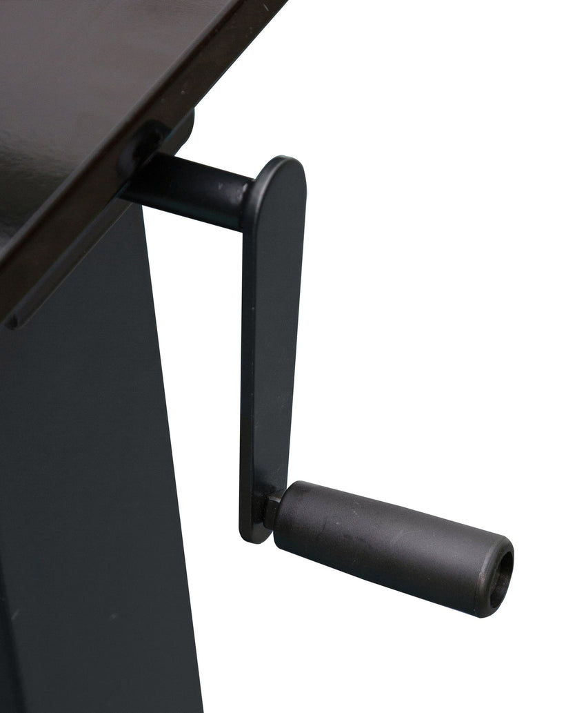 Luxor STANDUP-SC40-WB - 40" Single Column Crank Stand Up Desk(LUX-STANDUP-SC40-WB) - SchoolOutlet