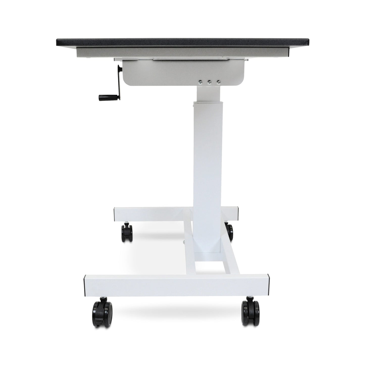 Luxor STANDUP-SC40-WB - 40" Single Column Crank Stand Up Desk(LUX-STANDUP-SC40-WB) - SchoolOutlet
