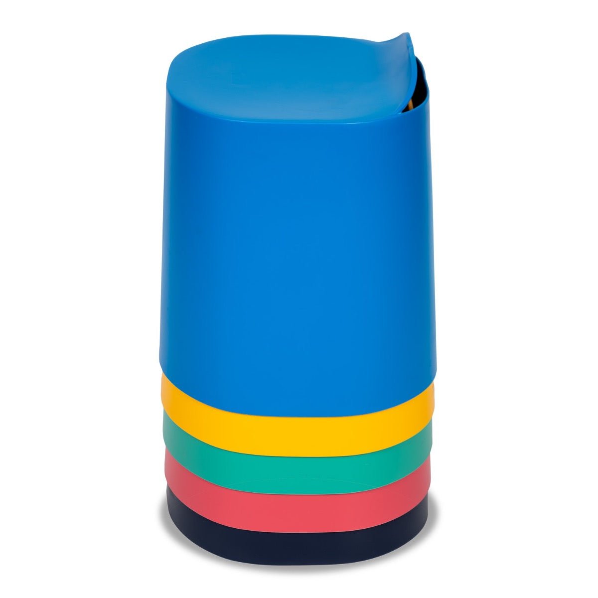 Luxor STKSTOOL-5 - TailFin Plastic Stackable Stools - 5 Pack (LUX-STKSTOOL-5) - SchoolOutlet