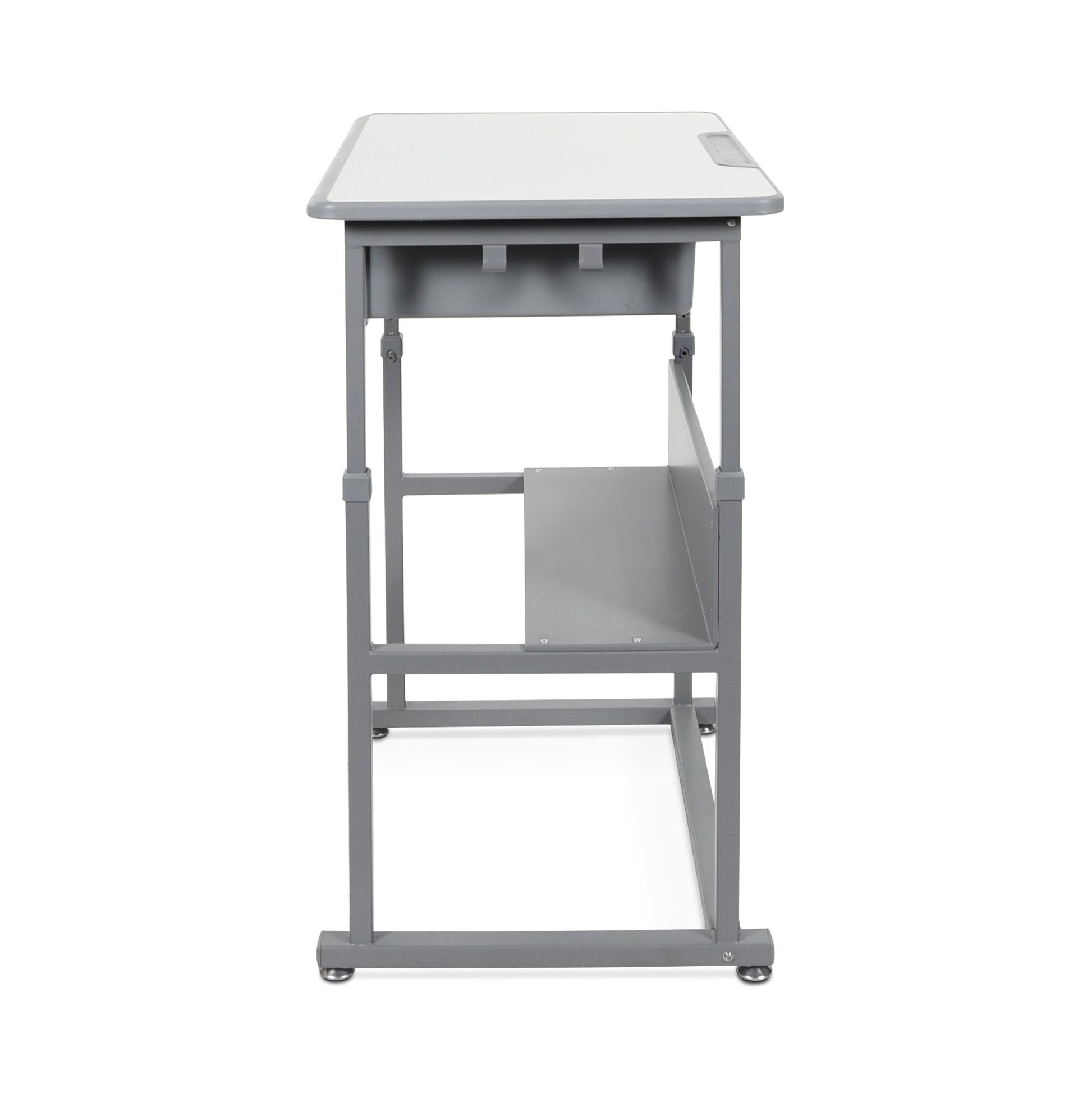 Luxor STUDENT-M - Student Desk - Manual Adjustable Desk (LUX-STUDENT-M) - SchoolOutlet
