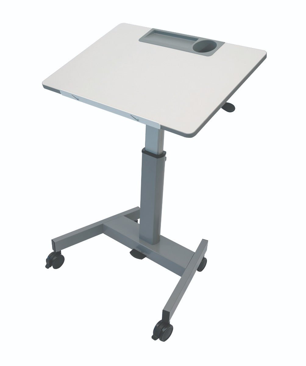 Luxor STUDENT-P-TILT - Pneumatic Adjustable Height Flip-Top Student Desk/Nesting Desk (LUX-STUDENT-P-TILT) - SchoolOutlet