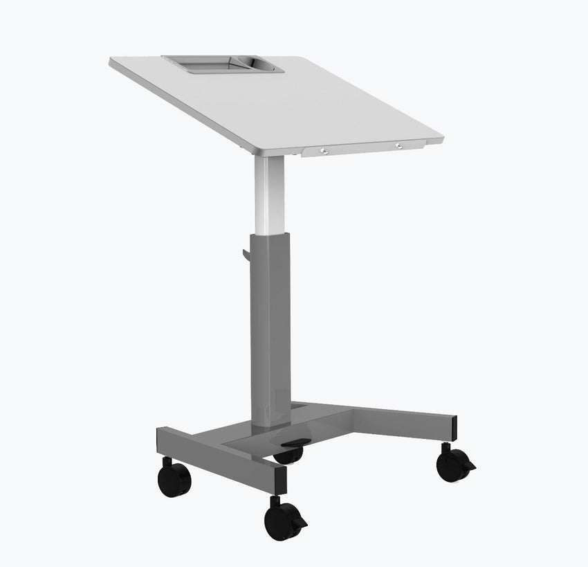 Luxor STUDENT-P-TILT - Pneumatic Adjustable Height Flip-Top Student Desk/Nesting Desk (LUX-STUDENT-P-TILT) - SchoolOutlet