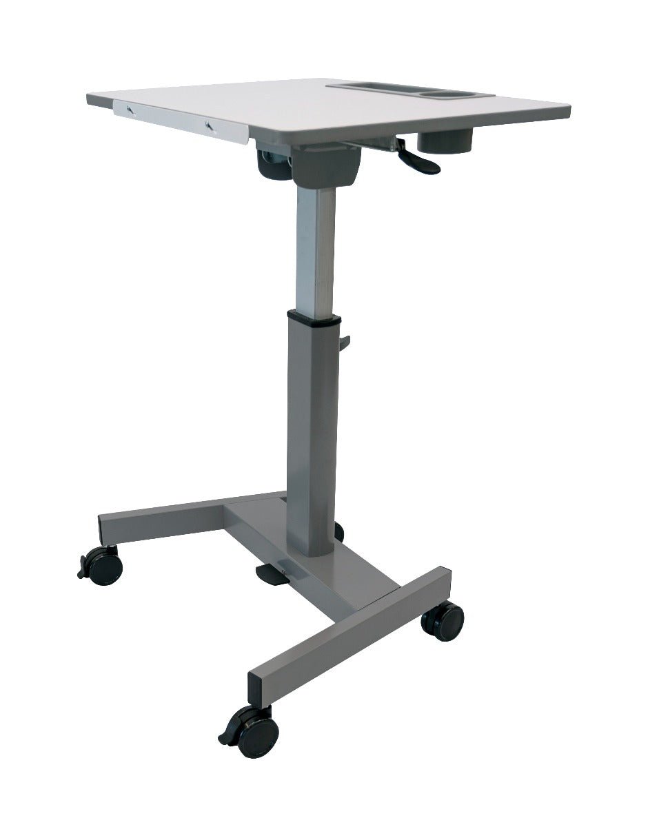 Luxor STUDENT-P-TILT - Pneumatic Adjustable Height Flip-Top Student Desk/Nesting Desk (LUX-STUDENT-P-TILT) - SchoolOutlet