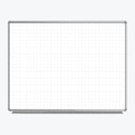 Fuerza Wall-Mounted Magnetic Ghost Grid Whiteboard 48