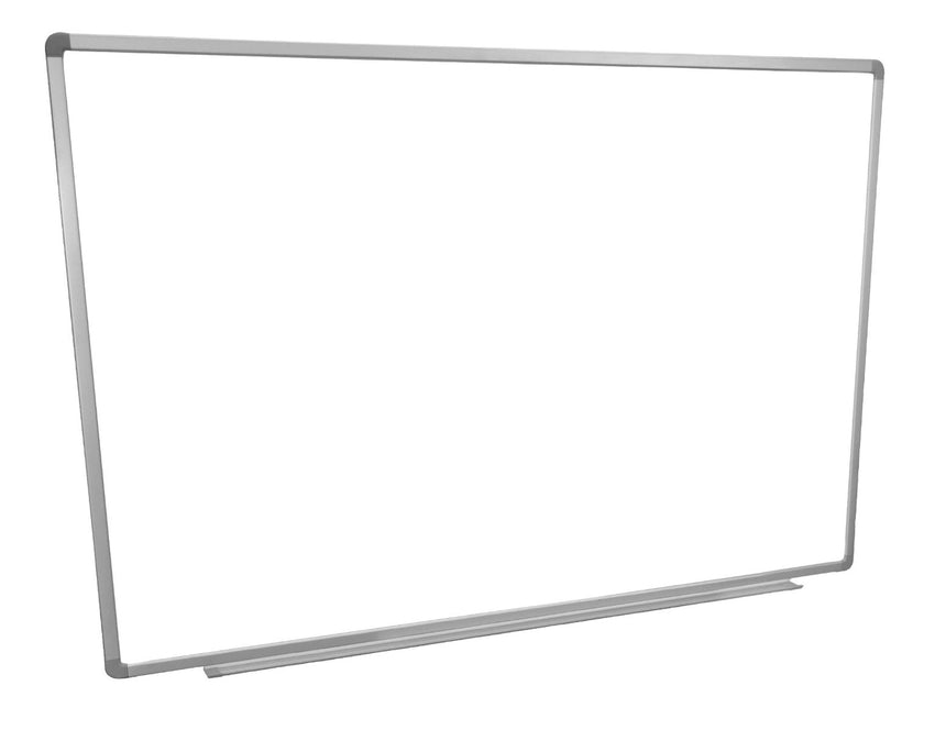 Luxor WB6040W - Wall-Mounted Magnetic Whiteboard 60"W x 40"H (LUX-WB6040W) - SchoolOutlet