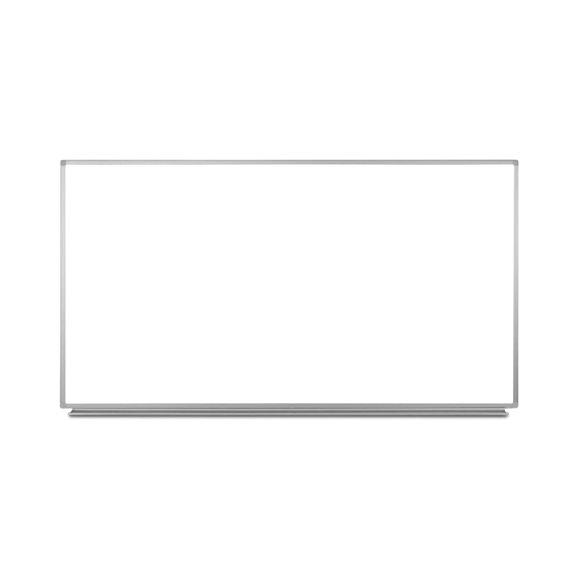 Luxor WB7240W - Wall-mounted Whiteboard 72"W x 40"H (LUX-WB7240W) - SchoolOutlet