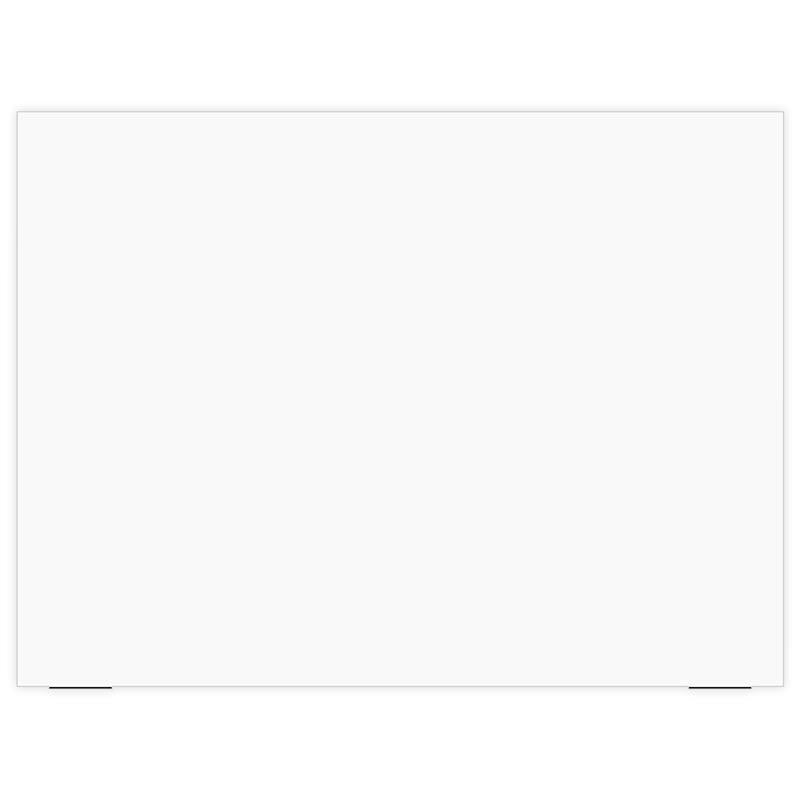 Luxor WGB4836M - Magnetic Wall-Mounted Glass Board - 48"W x 36"H (LUX-WGB4836M) - SchoolOutlet