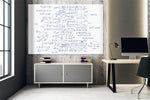 Luxor WGB7248M - Magnetic Wall-Mounted Glass Board - 72