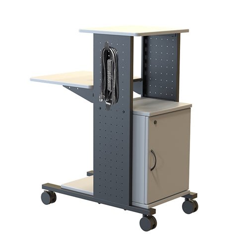 Luxor WPS4CE - 40" Mobile Presentation Station with Cabinet & Electric (Luxor LUX-WPS4CE) - SchoolOutlet