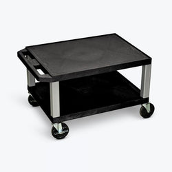 Luxor 16"H AV Cart - Two Shelves - WT16