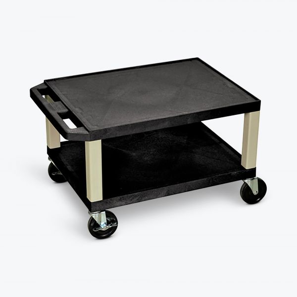 Luxor 16"H AV Cart - Two Shelves - WT16 - SchoolOutlet