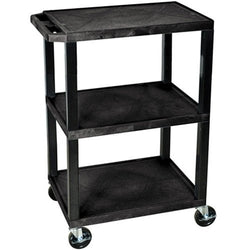 Luxor WT34 - Tuffy Utility Cart - 3 Shelves (Luxor LUX-WT34)