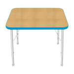 Mahar Creative Colors Small Rectangle Creative Colors Activity Table with Heavy Duty Laminate Top (24