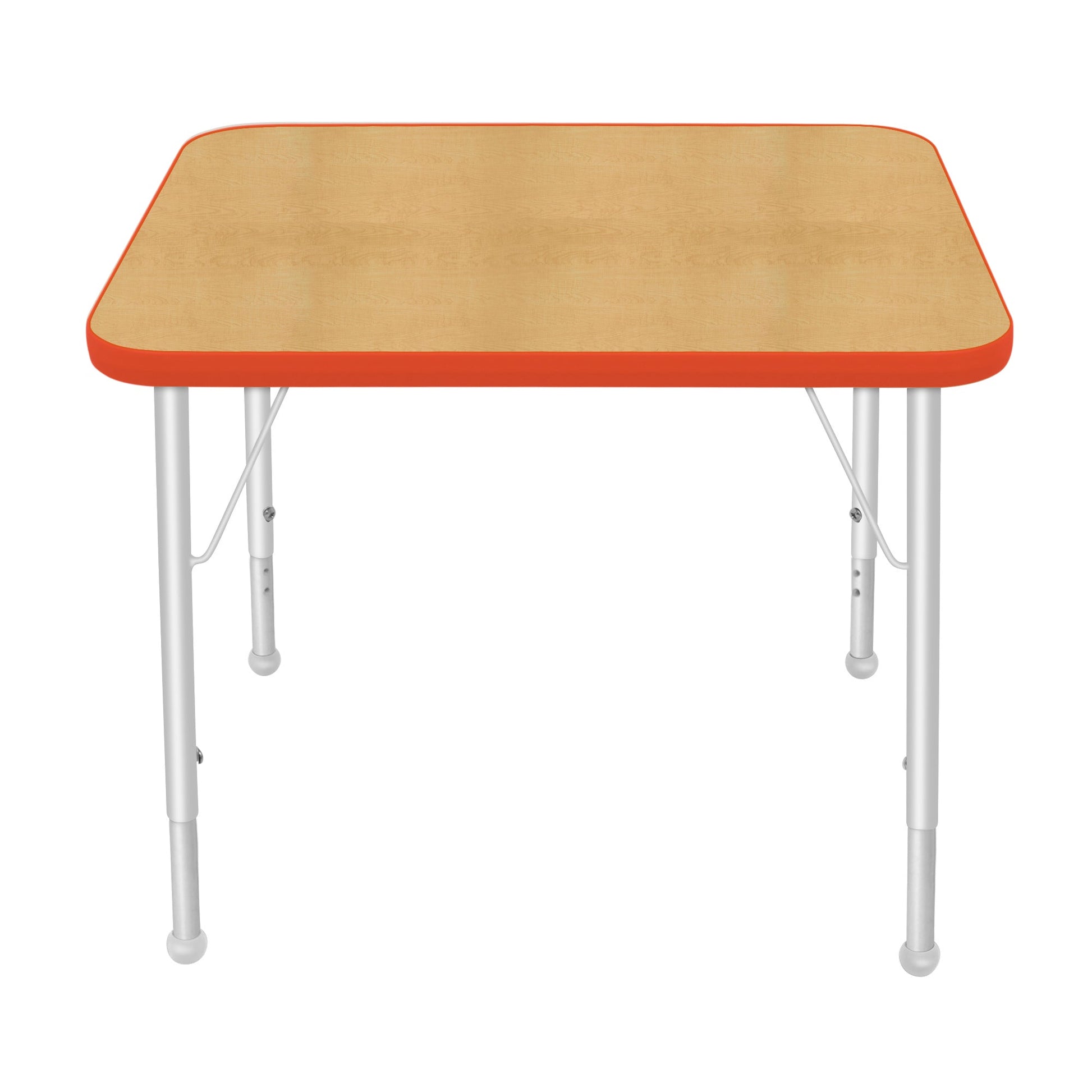 Mahar Creative Colors Small Rectangle Creative Colors Activity Table with Heavy Duty Laminate Top (24"W x 36"L x 22-30"H) - SchoolOutlet