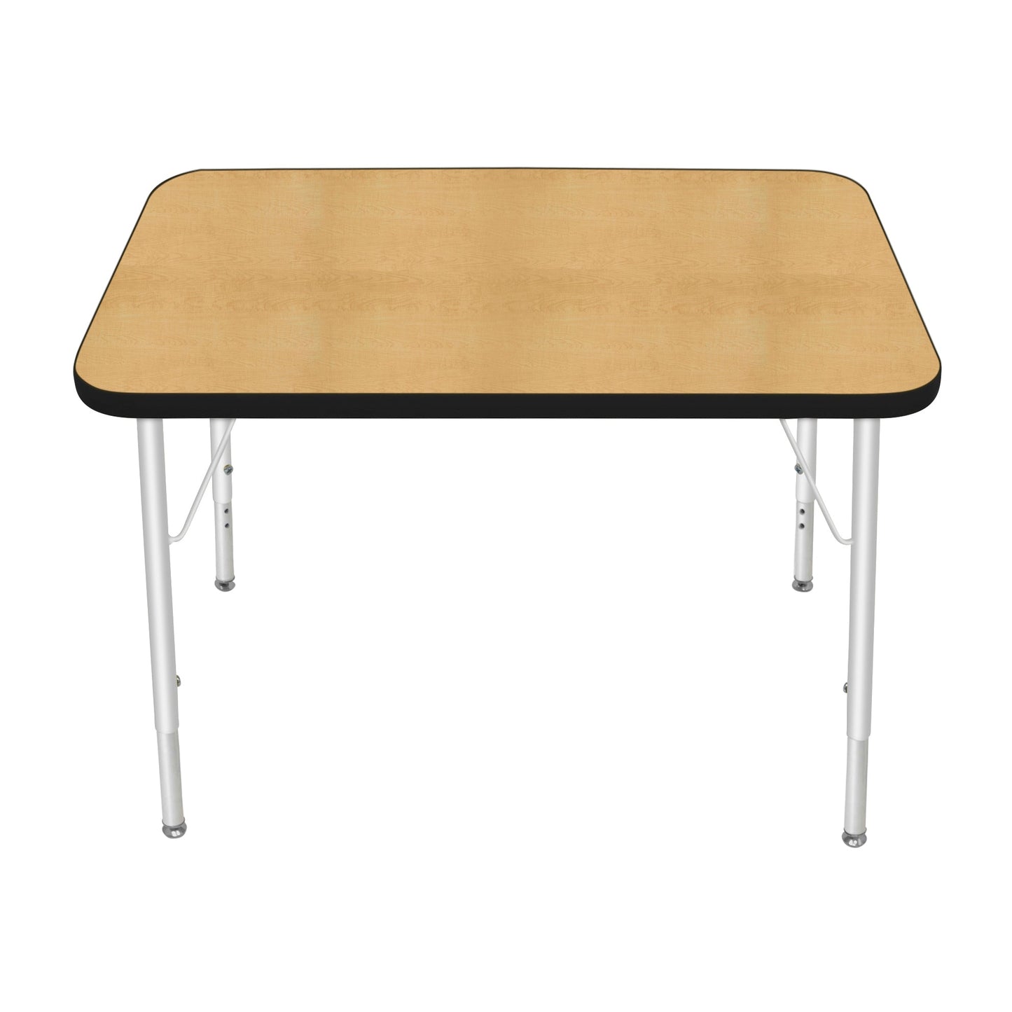 Mahar Creative Colors Small Rectangle Creative Colors Activity Table with Heavy Duty Laminate Top (24"W x 36"L x 22-30"H) - SchoolOutlet