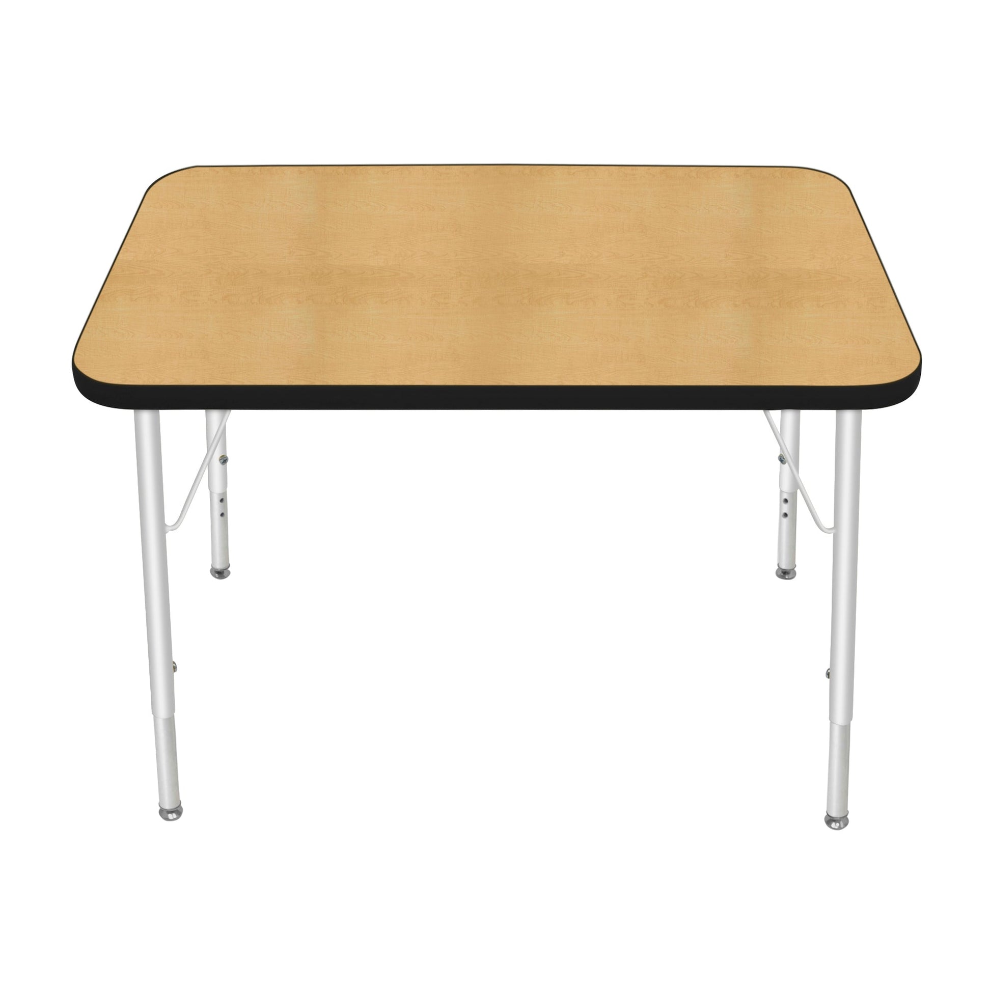 Mahar Creative Colors Small Rectangle Creative Colors Activity Table with Heavy Duty Laminate Top (24"W x 36"L x 22-30"H) - SchoolOutlet