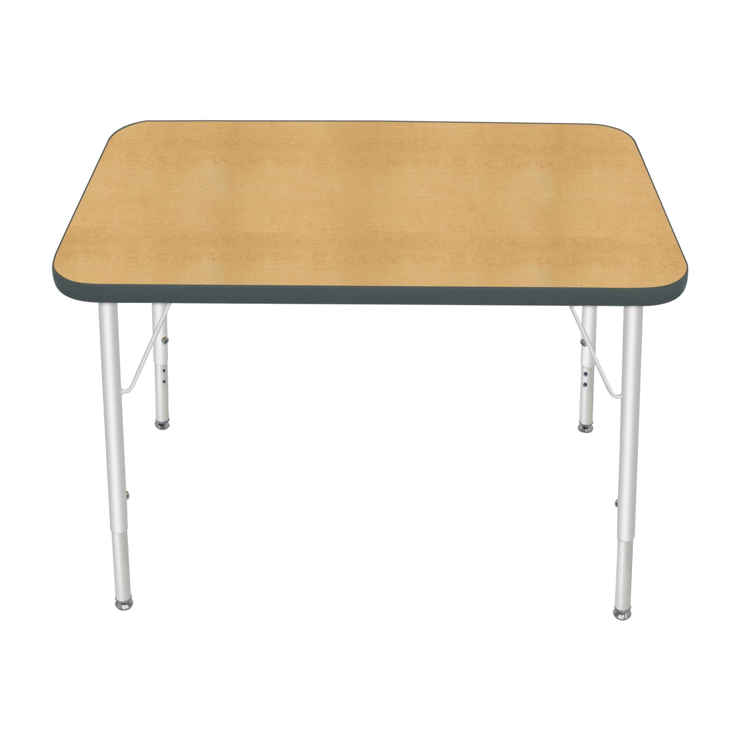 Mahar Creative Colors Small Rectangle Creative Colors Activity Table with Heavy Duty Laminate Top (24"W x 36"L x 22-30"H) - SchoolOutlet