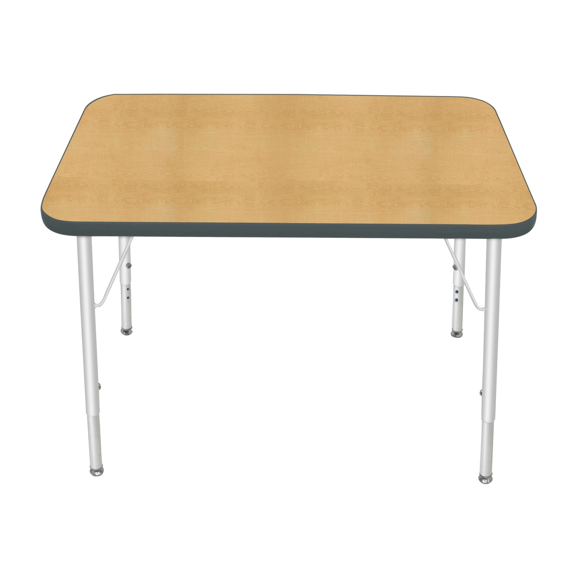 Mahar Creative Colors Small Rectangle Creative Colors Activity Table with Heavy Duty Laminate Top (24"W x 36"L x 22-30"H) - SchoolOutlet