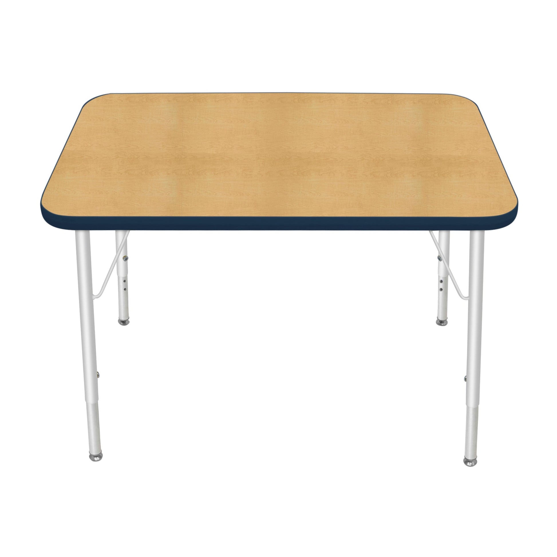 Mahar Creative Colors Small Rectangle Creative Colors Activity Table with Heavy Duty Laminate Top (24"W x 36"L x 22-30"H) - SchoolOutlet
