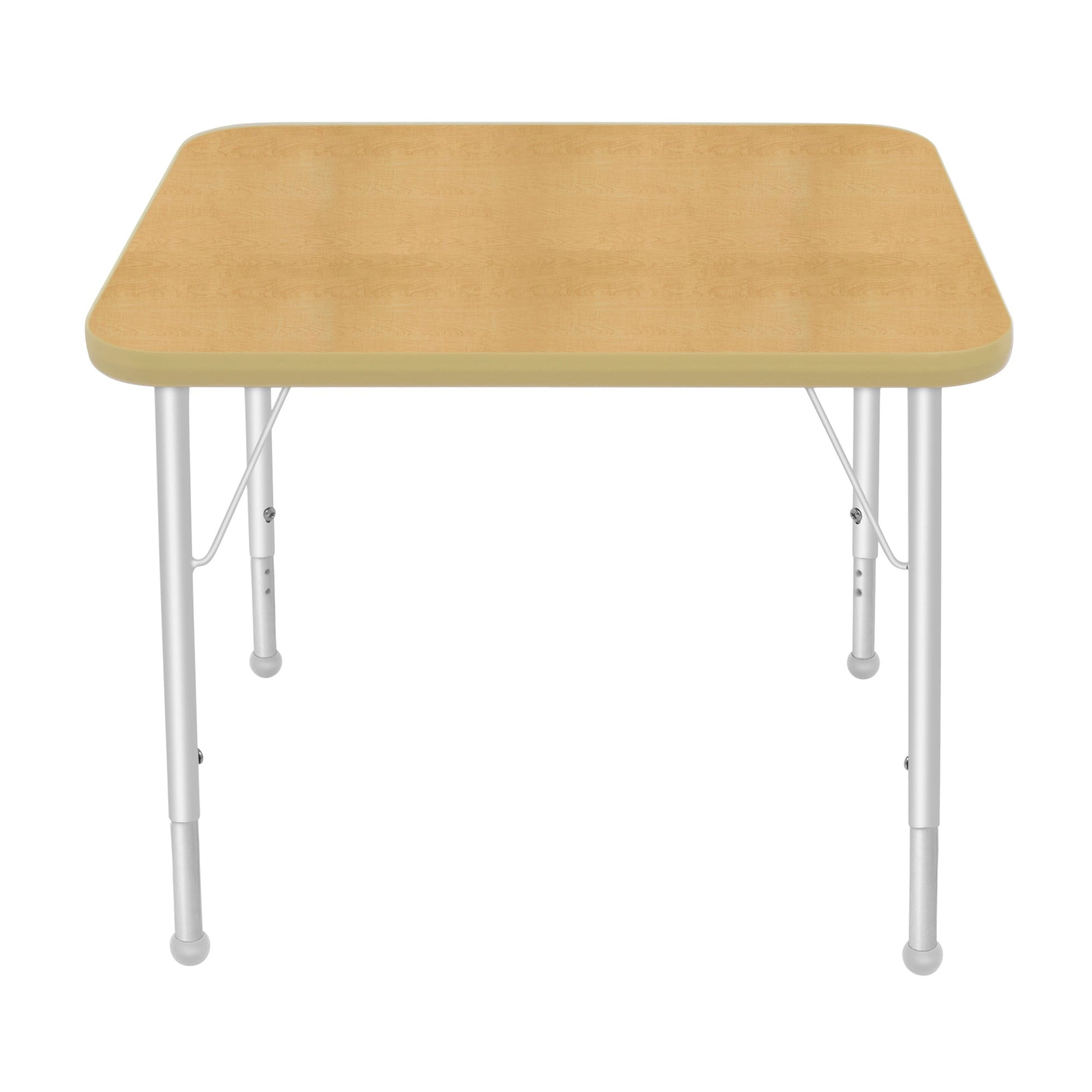Mahar Creative Colors Small Rectangle Creative Colors Activity Table with Heavy Duty Laminate Top (24"W x 36"L x 22-30"H) - SchoolOutlet