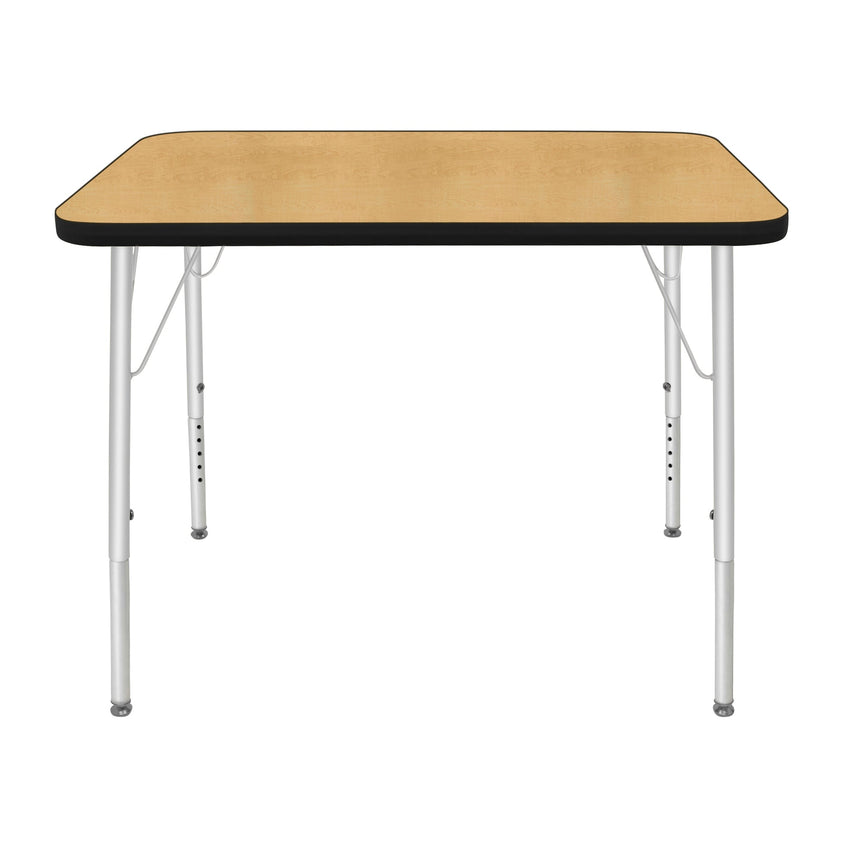 Mahar Creative Colors Small Rectangle Creative Colors Activity Table with Heavy Duty Laminate Top (24"W x 48"L x 22-30"H) - SchoolOutlet
