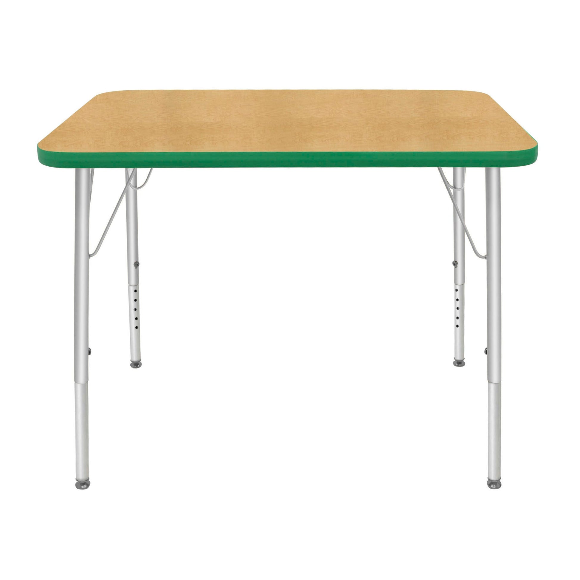 Mahar Creative Colors Small Rectangle Creative Colors Activity Table with Heavy Duty Laminate Top (24"W x 48"L x 22-30"H) - SchoolOutlet