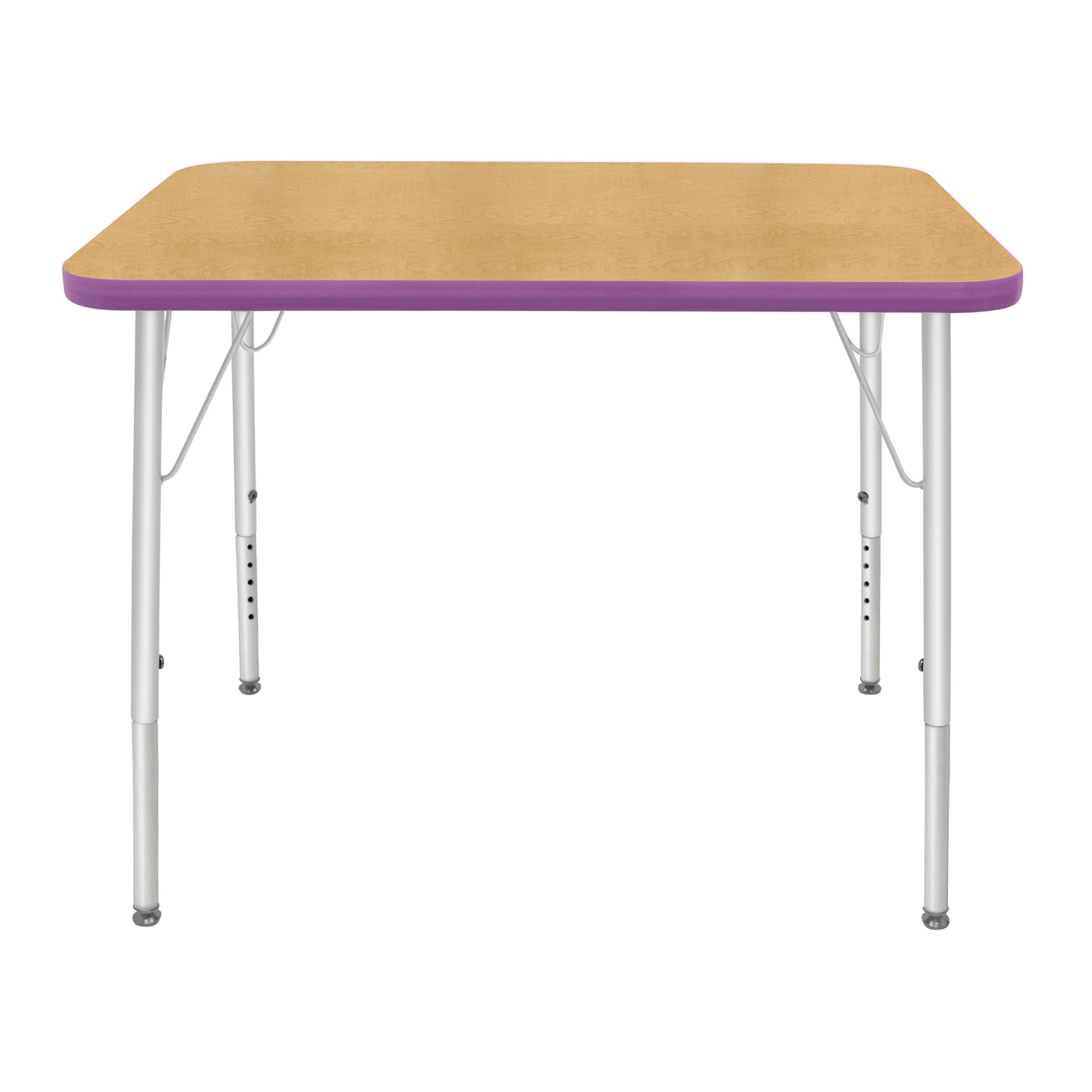 Mahar Creative Colors Small Rectangle Creative Colors Activity Table with Heavy Duty Laminate Top (24"W x 48"L x 22-30"H) - SchoolOutlet