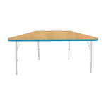 Mahar Creative Colors Small Trapezoid Creative Colors Activity Table with Heavy Duty Laminate Top (24