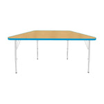 Mahar Creative Colors Small Trapezoid Creative Colors Activity Table with Heavy Duty Laminate Top (24