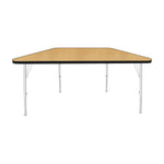 Mahar Creative Colors Small Trapezoid Creative Colors Activity Table with Heavy Duty Laminate Top (24