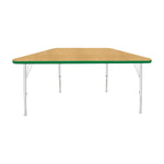 Mahar Creative Colors Small Trapezoid Creative Colors Activity Table with Heavy Duty Laminate Top (24