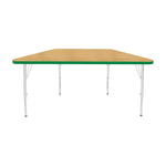 Mahar Creative Colors Small Trapezoid Creative Colors Activity Table with Heavy Duty Laminate Top (24
