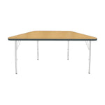 Mahar Creative Colors Small Trapezoid Creative Colors Activity Table with Heavy Duty Laminate Top (24