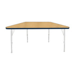 Mahar Creative Colors Small Trapezoid Creative Colors Activity Table with Heavy Duty Laminate Top (24