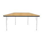 Mahar Creative Colors Small Trapezoid Creative Colors Activity Table with Heavy Duty Laminate Top (24