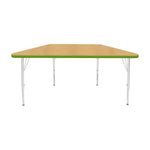 Mahar Creative Colors Small Trapezoid Creative Colors Activity Table with Heavy Duty Laminate Top (24