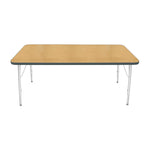 Mahar Creative Colors Large Rectangle Creative Colors Activity Table with Heavy Duty Laminate Top (30