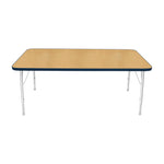 Mahar Creative Colors Large Rectangle Creative Colors Activity Table with Heavy Duty Laminate Top (30